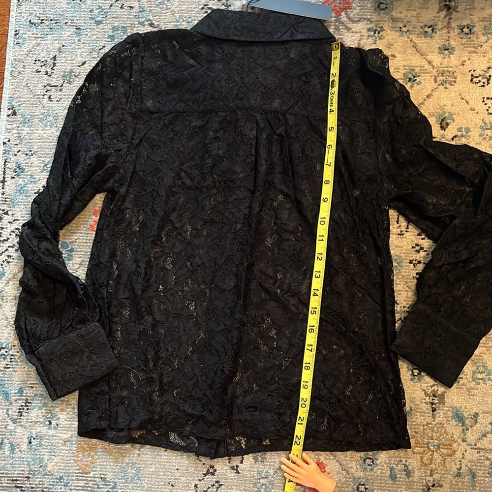 NWT Dangerfield Duchess Cravat Lace Blouse - Picture 13 of 15